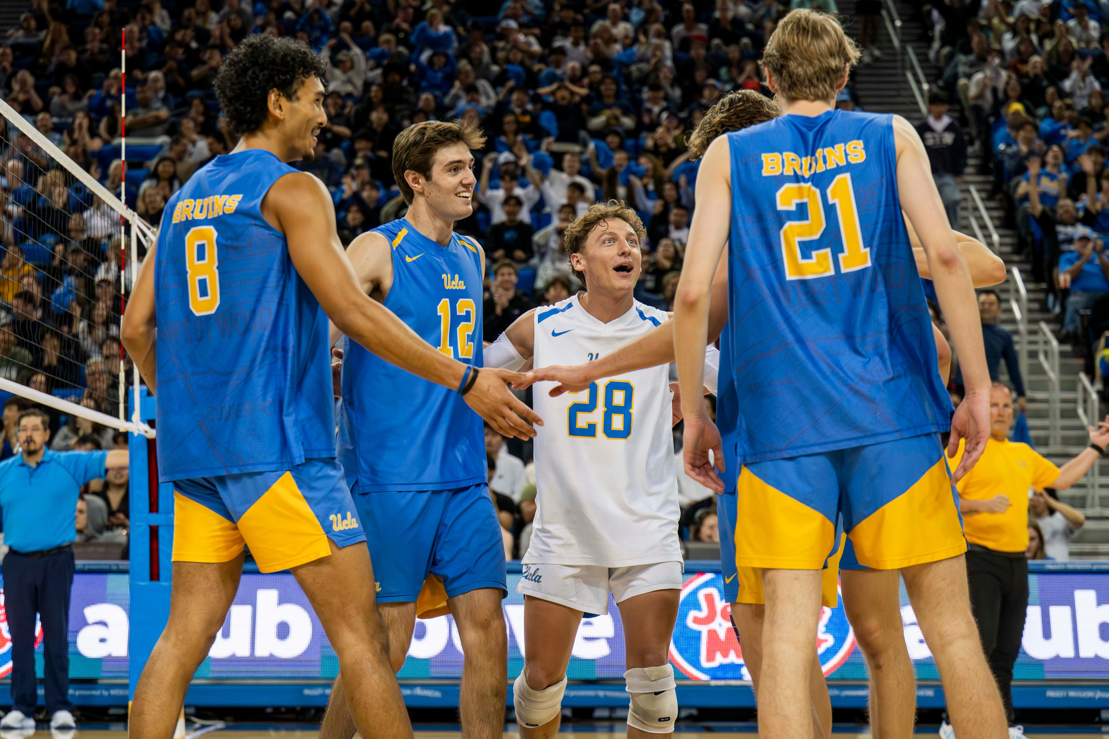 UCLA men’s volleyball claims second win in Stanford doubleheader