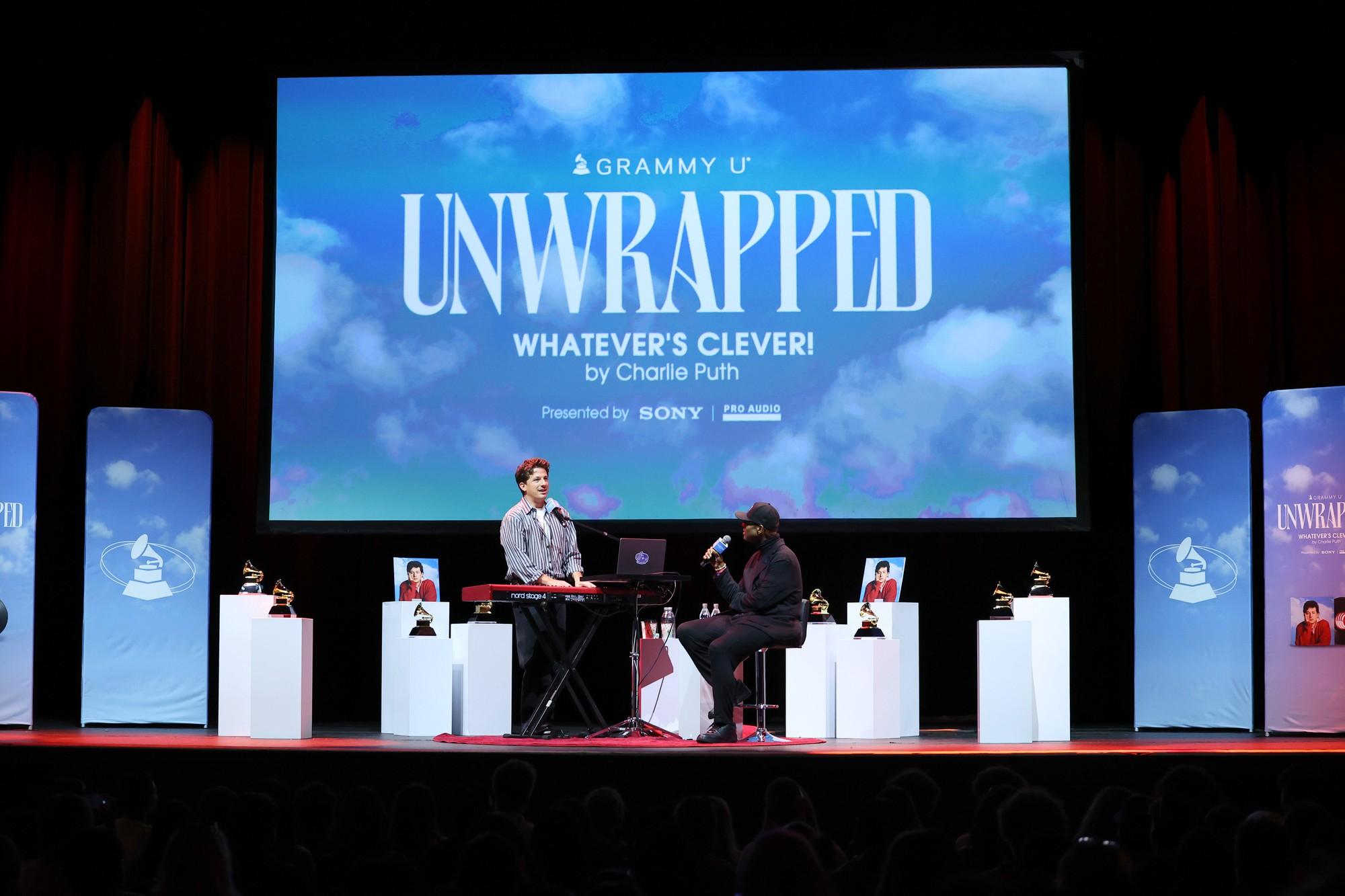At Grammy U’s Unwrapped, Charlie Puth is less than one call away